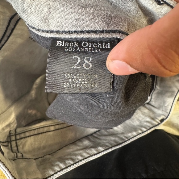 Black Orchid Jeans Gray Skinny Womens Size 28 Premium Denim - Picture 3 of 3